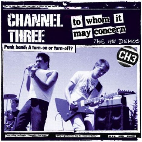 Channel Three: To whom it may concern, LP