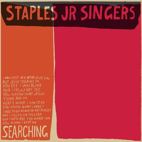 The Staples JR. Singer: Searching, LP