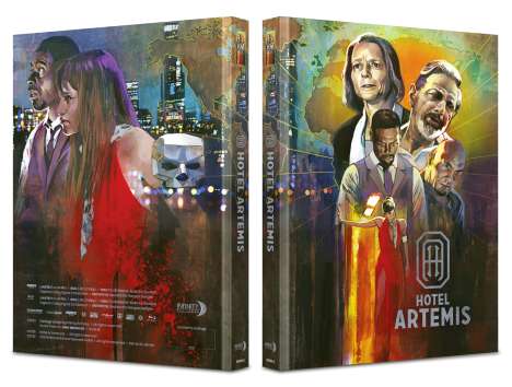 Hotel Artemis (Ultra HD Blu-ray &amp; Blu-ray im Mediabook), 1 Ultra HD Blu-ray und 1 Blu-ray Disc