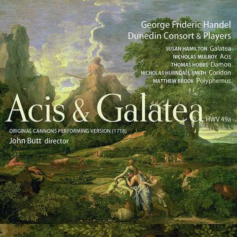 Georg Friedrich Händel (1685-1759): Acis und Galatea (Cannons Performing Version 1718), 2 CDs