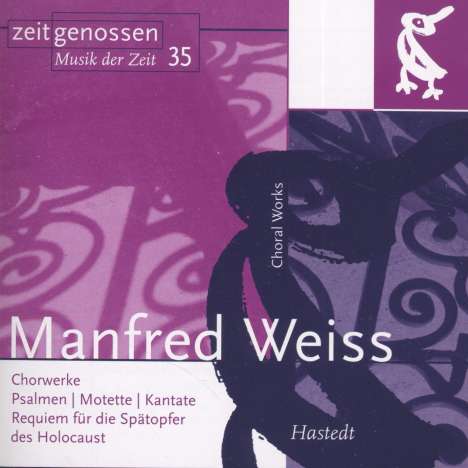 Manfred Weiss (geb. 1935): Chorwerke, CD