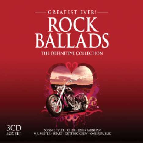 Greatest Ever Rock Ballads, 3 CDs