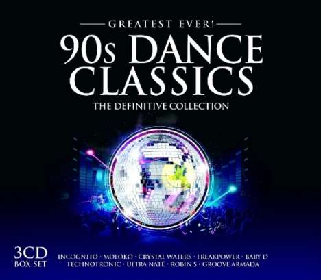 90s Dance Classics, 3 CDs