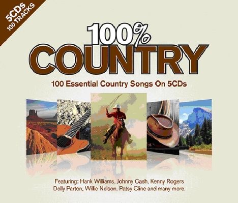 100 Percent Country, 5 CDs