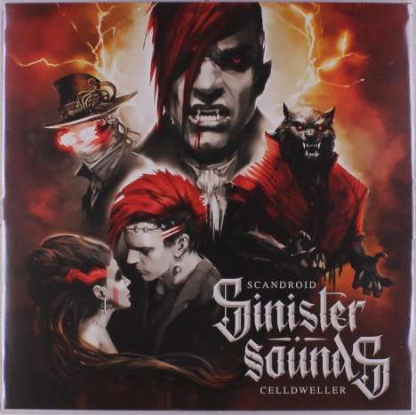 Celldweller / Scandroid: Sinister Sounds (Limited Edition) (Saw-Blade Shaped Silver W/ Purple Splatter Vinyl), LP