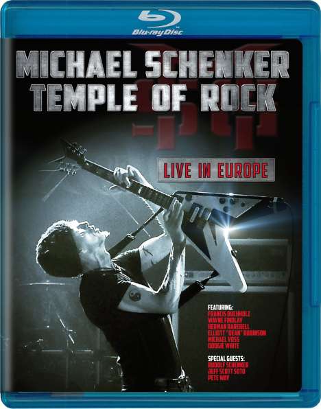 Michael Schenker: Temple Of Rock: Live In Europe (Limited Deluxe Edition), 2 CDs, 1 Blu-ray Disc und 1 DVD