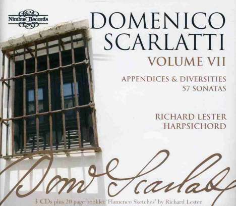 Domenico Scarlatti (1685-1757): Klaviersonaten Vol.7, 3 CDs