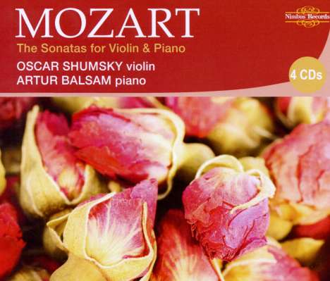 Wolfgang Amadeus Mozart (1756-1791): Sämtliche Sonaten für Violine &amp; Klavier, 4 CDs