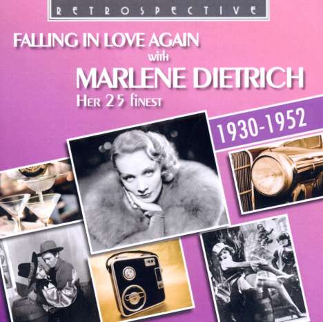 Marlene Dietrich: Falling In Love Again (Her 25 Finest), CD