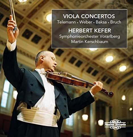 Herbert Kefer - Viola Concertos, CD