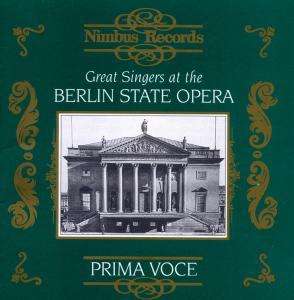 Great Singers at the Berlin State Opera, CD