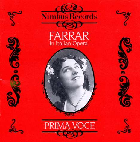 Geraldine Farrar singt Arien, CD