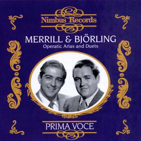 Merrill &amp; Björling - Arien &amp; Duette, CD