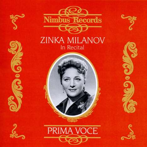 Zinka Milanov singt Lieder, CD