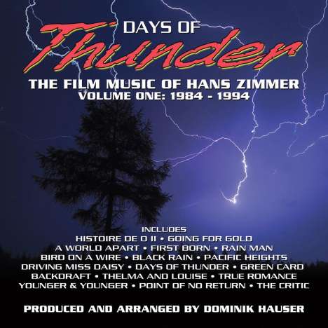 Hans Zimmer (geb. 1957): Filmmusik: Days Of Thunder Volume One: 12984 - 1994 (Limited Edition), CD