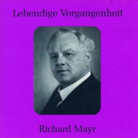 Richard Mayr singt Arien &amp; Lieder, CD