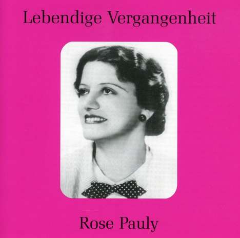 Rose Pauly singt Arien, CD