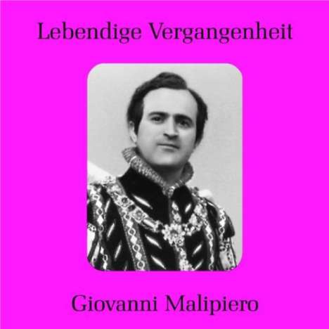 Giovanni Malipiero singt Arien, CD