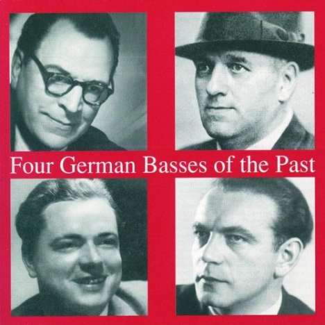 4 German Basses of the Past, CD