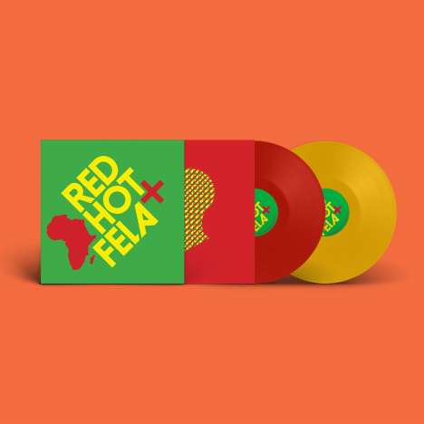 Fela Kuti: Red Hot + Fela (10th Anniversary Reissue) (Yellow &amp; Red Vinyl), 2 LPs