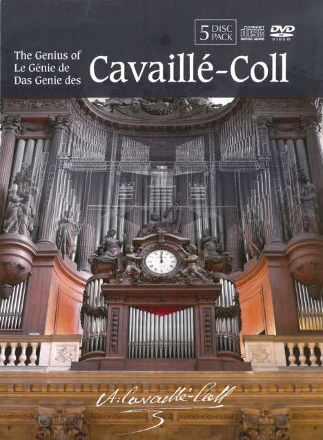 The Genius of Cavaille-Coll, 3 DVDs und 2 CDs