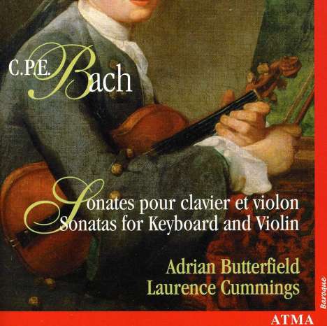 Carl Philipp Emanuel Bach (1714-1788): Sonaten für Violine &amp; Cembalo Wq.73,77,78, CD