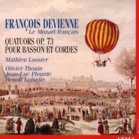Francois Devienne (1759-1803): Fagottquartette op.73 Nr.1-3, CD
