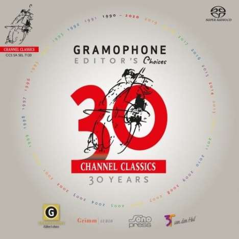 Channel Classics-Sampler "30 Years" (Gramophone Editor's Choice), Super Audio CD