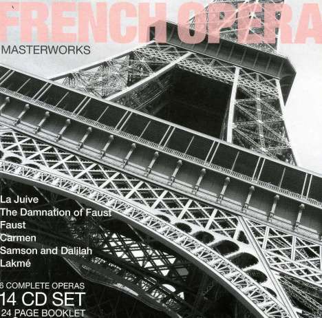 French Opera - 6 Opern-Gesamtaufnahmen, 14 CDs