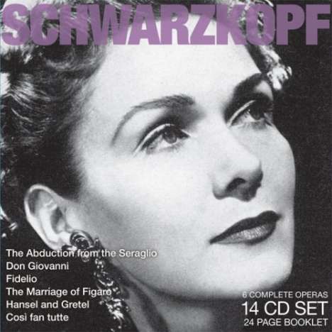 Elisabeth Schwarzkopf - 6 Operngesamtaufnahmen, 14 CDs