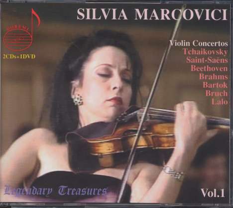 Silvia Marcovici spielt Violinkonzerte, 2 CDs und 1 DVD