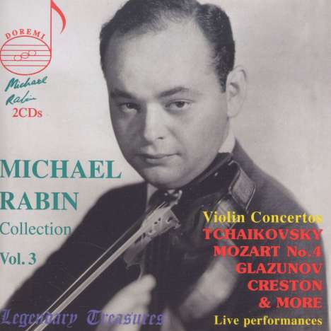 Michael Rabin  - Legendary Treasures Vol.3, 2 CDs