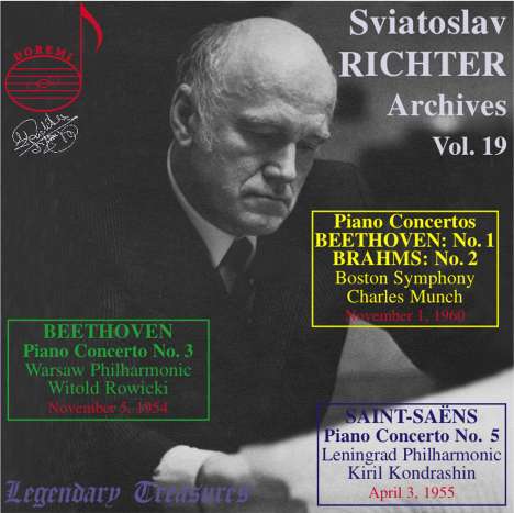 Svjatoslav Richter - Legendary Treasures Vol.19, CD