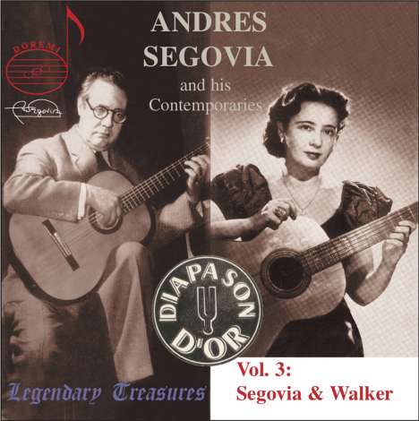 Segovia and his Contemporaries Vol.3, CD