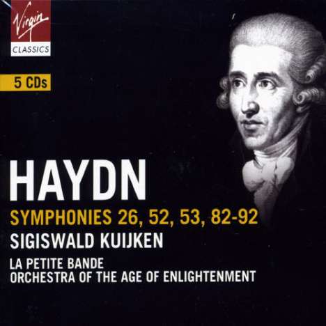 Joseph Haydn (1732-1809): Symphonien Nr.26,52,53,82-92, 5 CDs