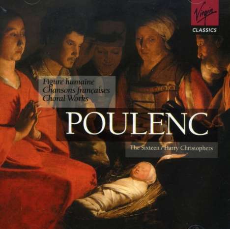 Francis Poulenc (1899-1963): Figure humaine - Kantate für Doppelchor, 2 CDs