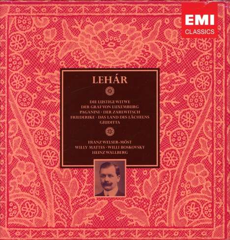 Franz Lehar (1870-1948): Operetten, 13 CDs