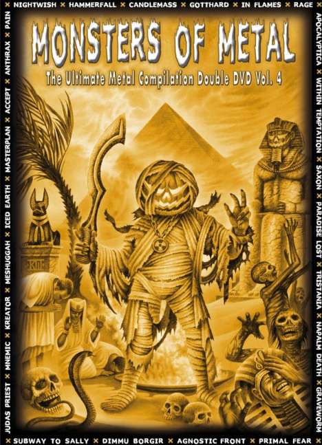 Monsters Of Metal Vol. 4, 2 DVDs