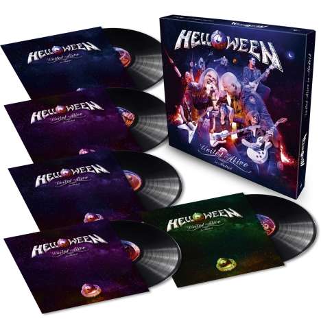 Helloween: United Alive (Boxset), 5 LPs