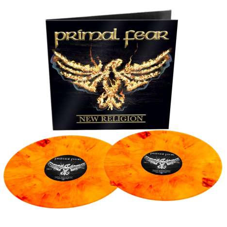 Primal Fear: New Religion (Reissue) (Limited Edition) (Orange W/ Red Marbled Vinyl), 2 LPs