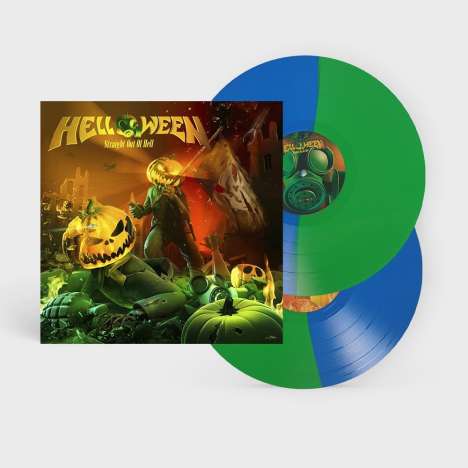 Helloween: Straight Out Of Hell (2020 Remaster) (Green/Blue Bi-Colored Vinyl), 2 LPs