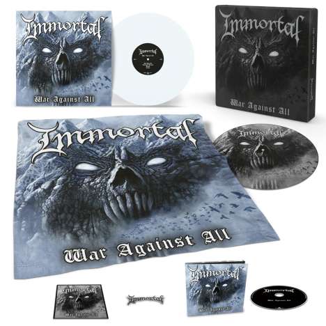 Immortal: War Against All (Limited Box Set), 1 LP, 1 CD und 1 Merchandise