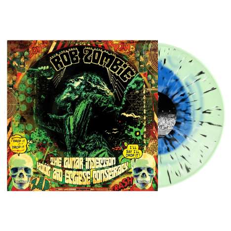 Rob Zombie: The Lunar Injection Kool Aid Eclipse Conspiracy (Blue In Bottle Green W/ Black &amp; Bone Splatter Vinyl), 2 LPs