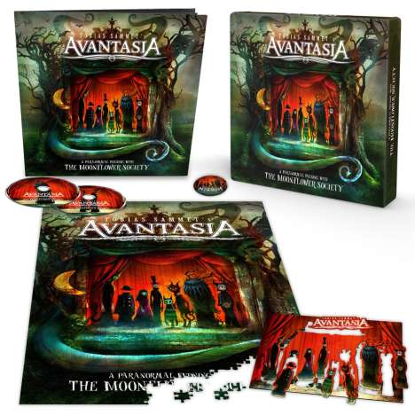Avantasia: A Paranormal Evening With The Moonflower Society (Limited Fanbox), 2 CDs und 1 Merchandise