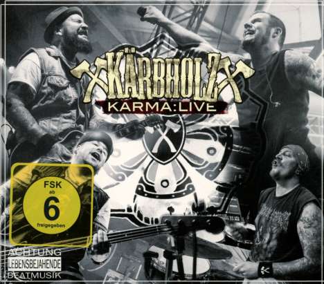 Kärbholz: Karma Live (Digipack), 2 CDs und 1 DVD