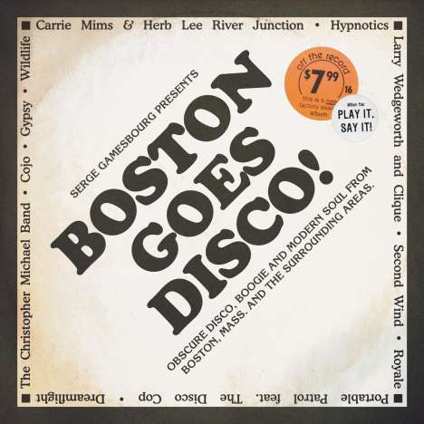 Serge Gamesbourg Presents: Boston Goes Disco!, 3 LPs und 1 Single 7"