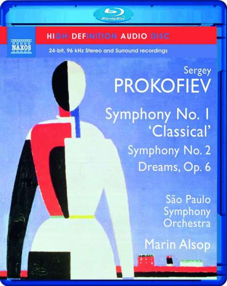 Serge Prokofieff (1891-1953): Symphonien Nr.1 &amp; 2, Blu-ray Audio