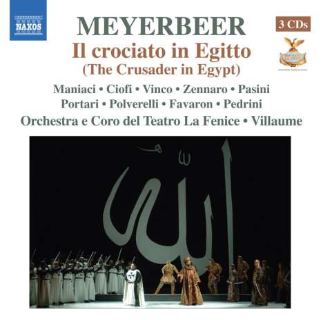 Giacomo Meyerbeer (1791-1864): Il Crociato in Egitto, 3 CDs