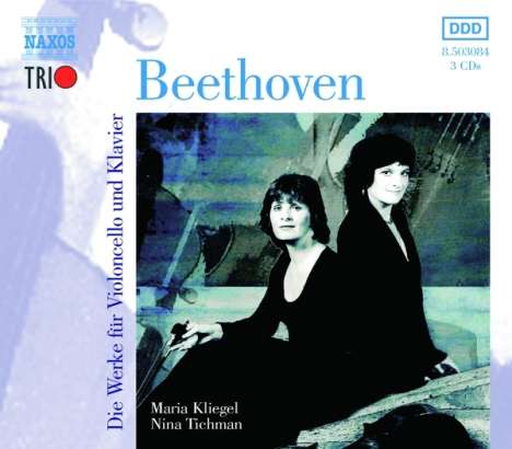 Ludwig van Beethoven (1770-1827): Cellosonaten Nr.1-5 (Naxos Trio), 3 CDs