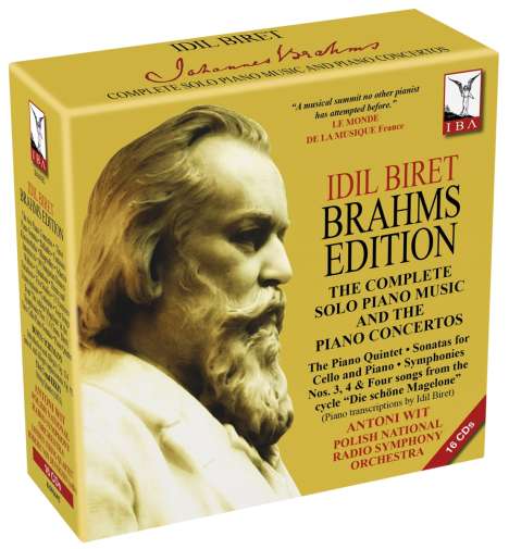 Idil Biret - Brahms Edition, 16 CDs
